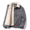 Korean Fashion Mens Winter Jacket Warm Casual Parka With Plush Velvet Corduroy 7