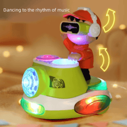 interactive light-up dj toy for kids – music-synced dancing fun gift