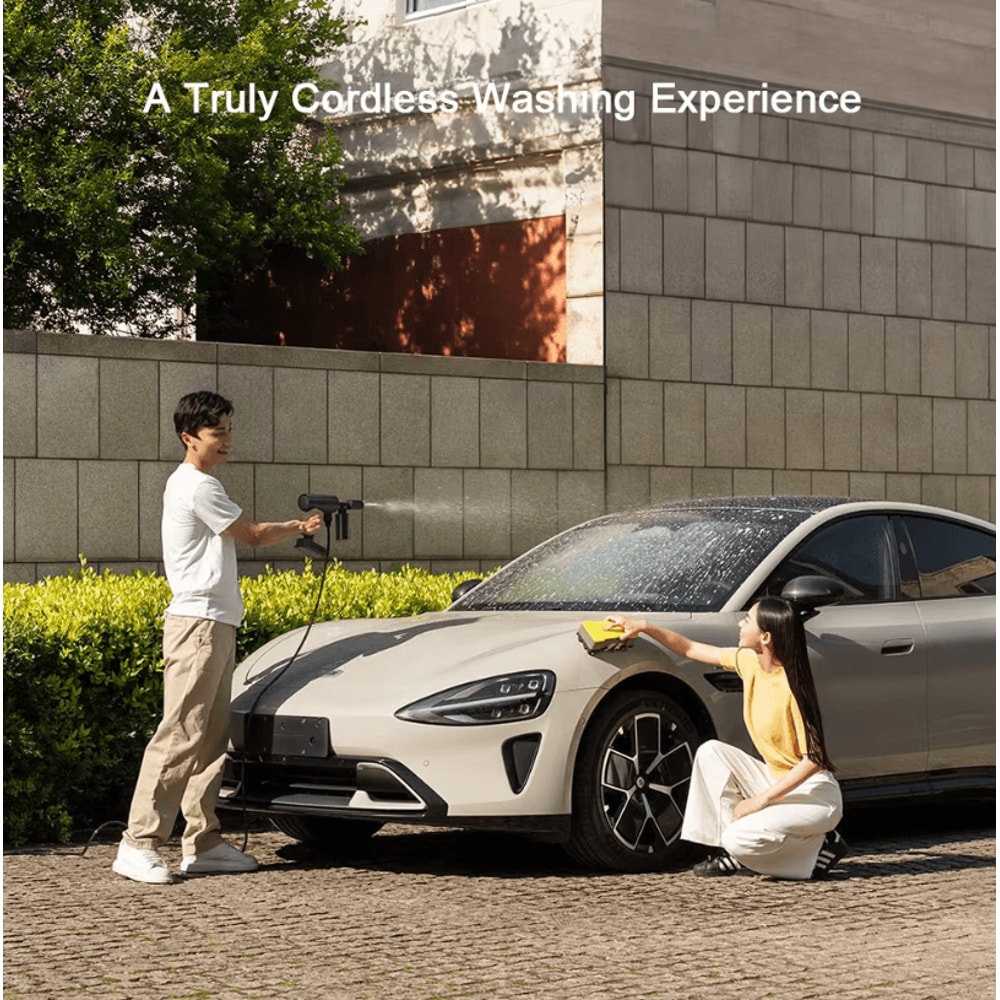 Wireless Car Washer Cordless HighPressure Portable Cleaning Pump With 6m Hose 1