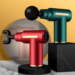 mini fascia massage gun – powerful deep tissue handheld massage device with 4 attachments