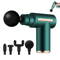Mini Fascia Massage Gun Powerful Deep Tissue Handheld Massage Device With 4 Attachments 8