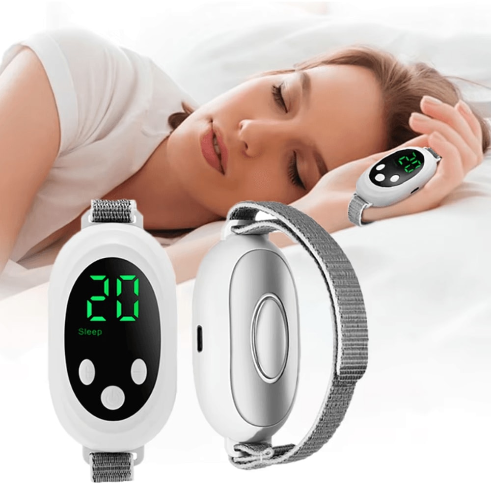 Microcurrent EMS Sleep Aid Device Sleep Instrument For Insomnia Stress Relief Palm Massager 0