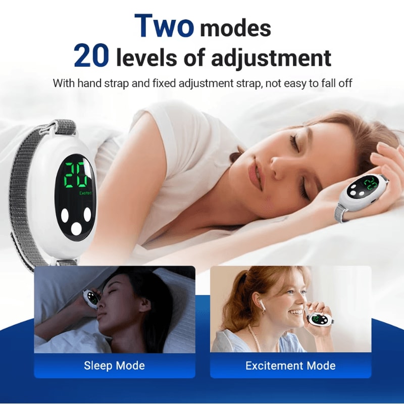 Microcurrent EMS Sleep Aid Device Sleep Instrument For Insomnia Stress Relief Palm Massager 2