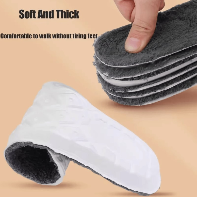 2pcs SelfHeated Thermal Insoles Winter Warm Memory Foam Shoe Pads For Men Women 5