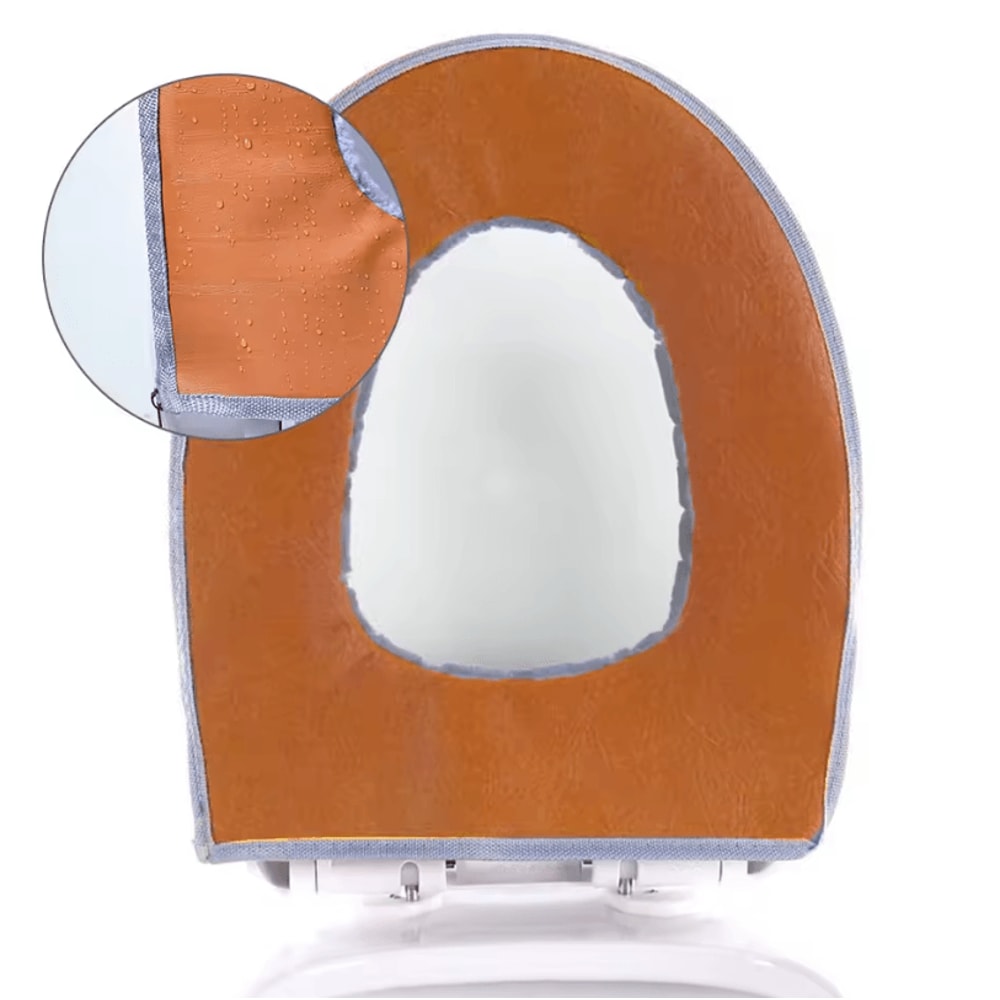 Plush Winter Warm Toilet Seat Cushion Washable OShaped Toilet Lid Cover 1457 By 1732 In 2
