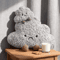 630 Inches Kawaii Sad Cloud Plush Pillow Soft Gray Cloud Throw Toy Gift For Kids 4