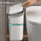 1216L Wall Mounted Press Type Trash Can Bathroom Kitchen Garbage Bin With Lid 5