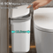 1216L Wall Mounted Press Type Trash Can Bathroom Kitchen Garbage Bin With Lid 5
