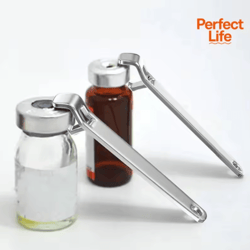 stainless steel bottle & can opener tool – portable vial opener for kitchens and medical use