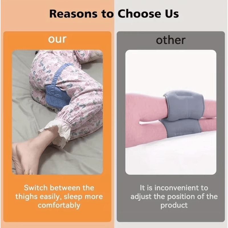 Memory Foam Orthopedic Knee Support Pillow Leg Sciatica Relief Cushion For Bed Sofa 3