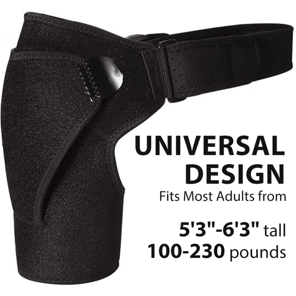 Adjustable Shoulder Support Brace Stability Compression Wrap For Men Women 1