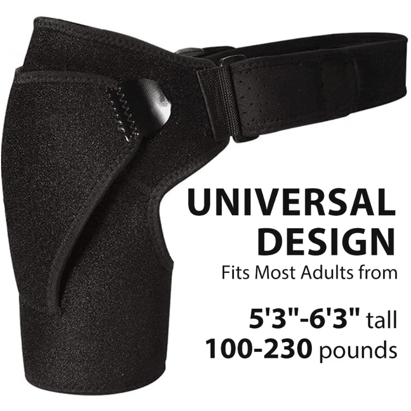 Adjustable Shoulder Support Brace Stability Compression Wrap For Men Women 1