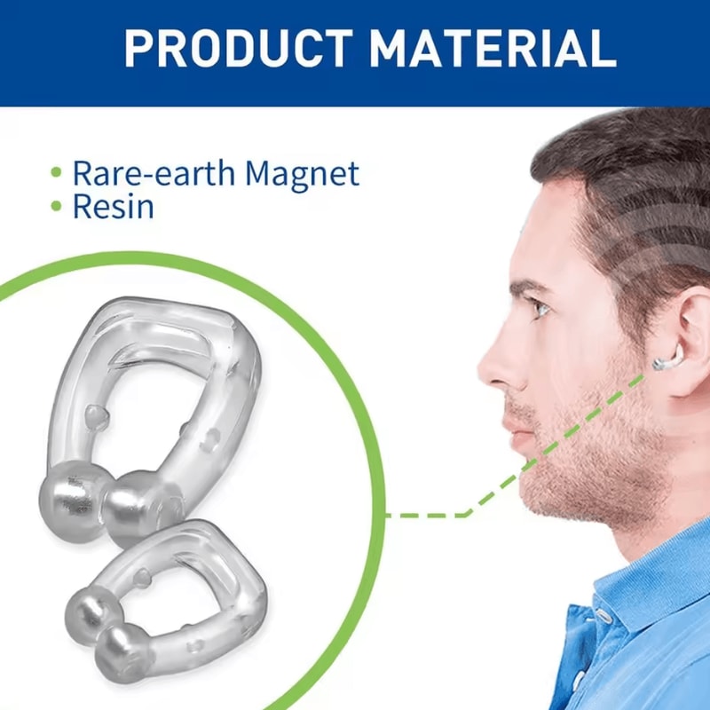 2PCS Tinnitus Relief Clip Portable Magnetic Earache Pressure Tool For Hearing Comfort 1