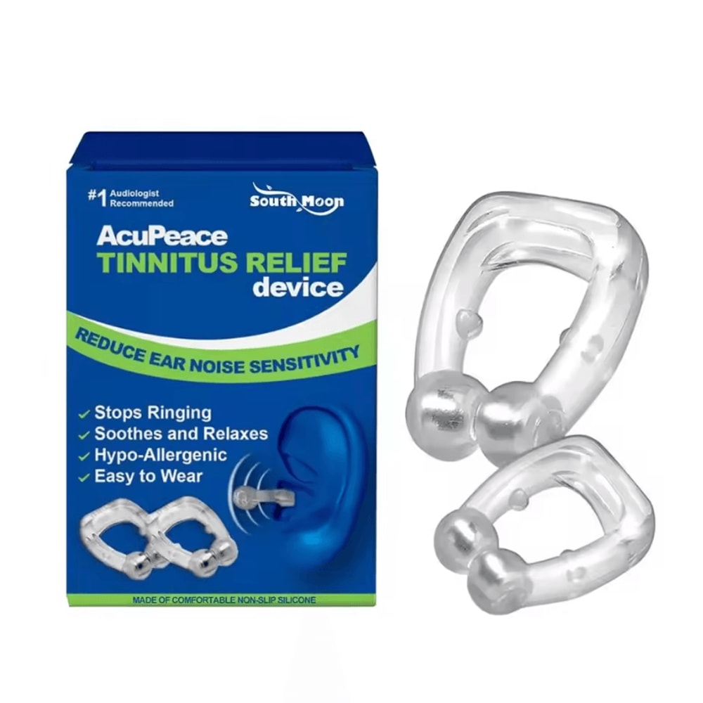 2PCS Tinnitus Relief Clip Portable Magnetic Earache Pressure Tool For Hearing Comfort 4