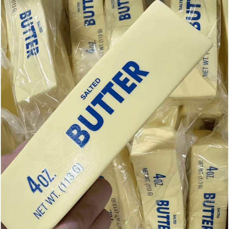 Soft Slow Rebound Butter Stick Fidget Toy Realistic Squeezing Decompression Sensory Toy 4