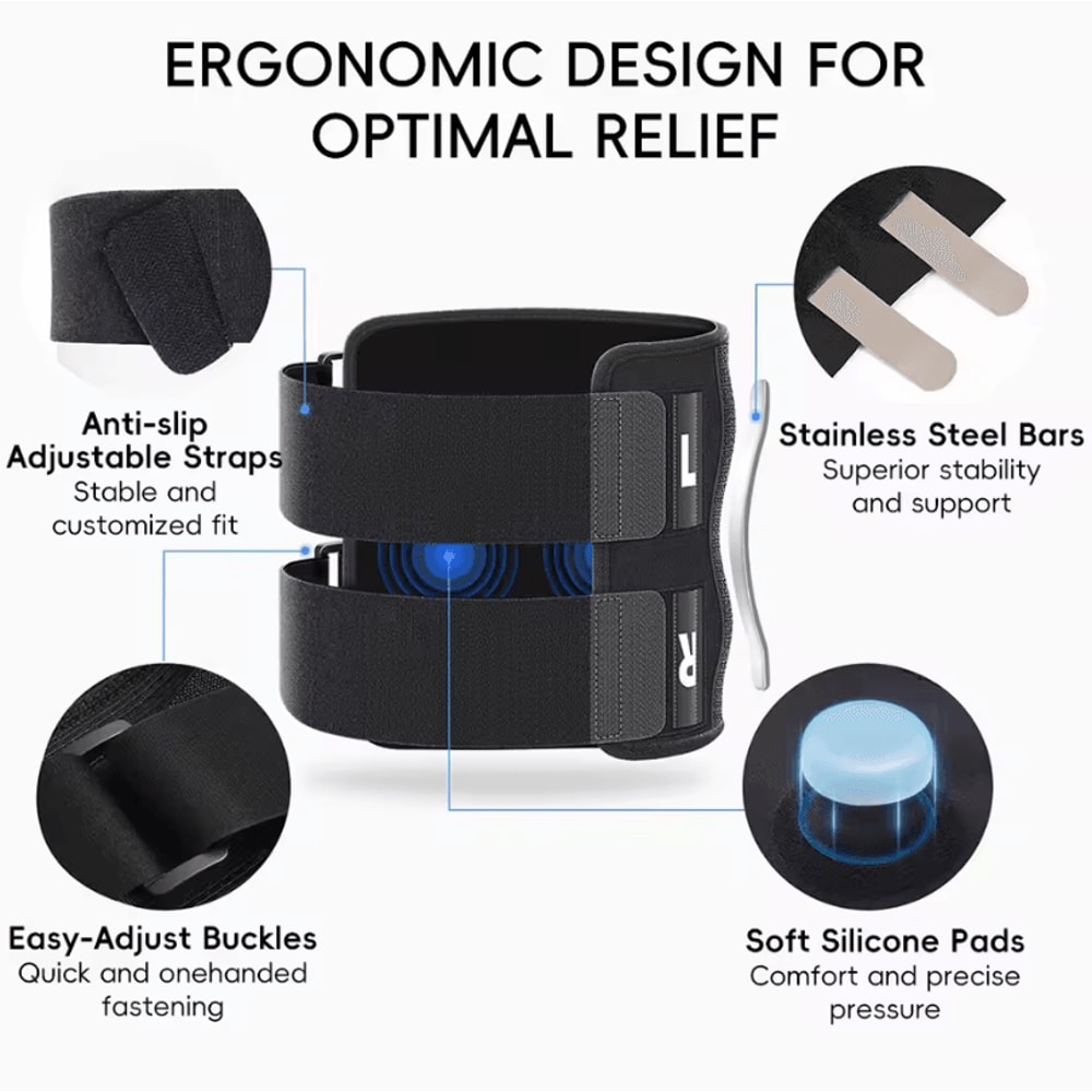 Adjustable Sciatica Pain Relief Brace Dual Compression Sciatic Nerve Support 3