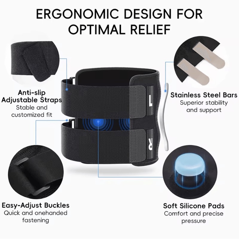 Adjustable Sciatica Pain Relief Brace Dual Compression Sciatic Nerve Support 3