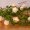 EverBloom 1020 LED Rose String Lights Battery Operated Artificial Ivy Garland For Party Home Deco 2
