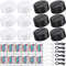 LumiBase 12Pack 3D LED Light Bases USB Cable Remote Color Changing Display Stand Set 7