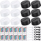 LumiBase 12Pack 3D LED Light Bases USB Cable Remote Color Changing Display Stand Set 7