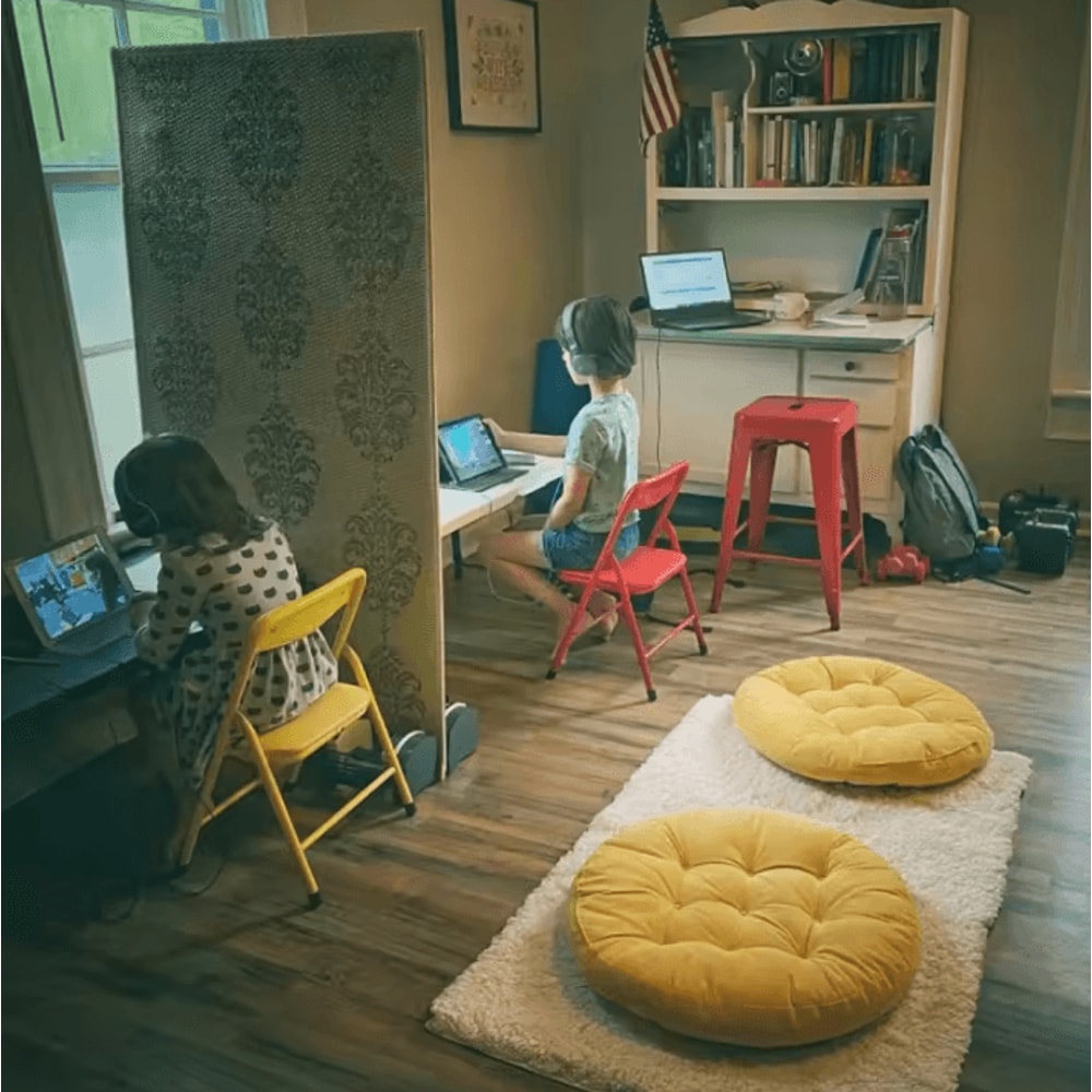 ZenNest Round Floor Cushion Large Meditation Seating Pillow For Yoga Living Room Kids Adult Comf 3