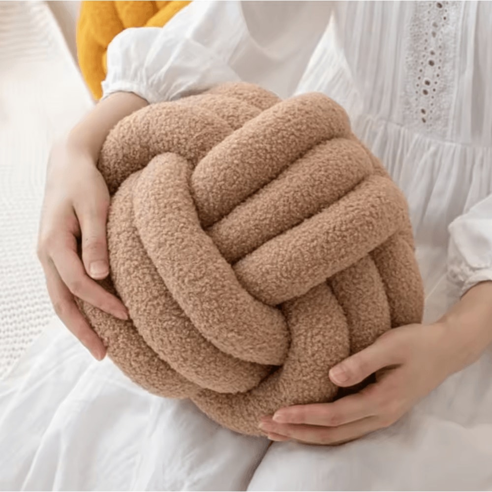 KnotEase Aesthetic Knot Globe Cushion Soft Nordic Decorative Pillow For Sofa Home 4