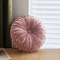 PumpkinPleat 14x14Inch Velvet Throw Pillow 3D Pleated Lumbar Backrest Cushion For Sofa Bed Chair 1