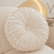 PumpkinPleat 14x14Inch Velvet Throw Pillow 3D Pleated Lumbar Backrest Cushion For Sofa Bed Chair 4