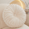 PumpkinPleat 14x14Inch Velvet Throw Pillow 3D Pleated Lumbar Backrest Cushion For Sofa Bed Chair 4
