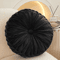 PumpkinPleat 14x14Inch Velvet Throw Pillow 3D Pleated Lumbar Backrest Cushion For Sofa Bed Chair 5
