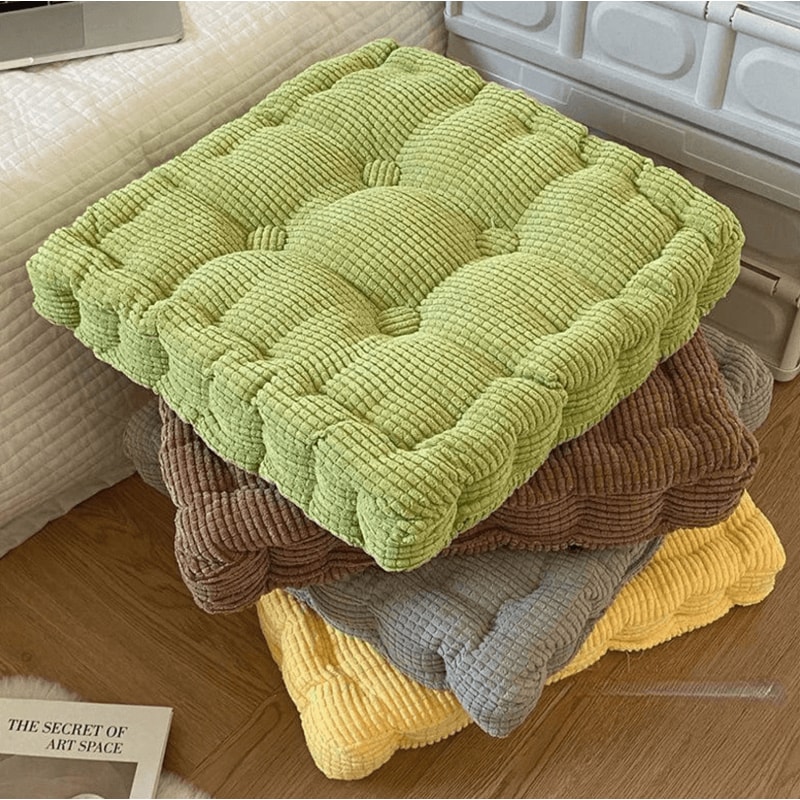 ZenSquare 16x16Inch Floor Cushion Thick Meditation Seating Pillow For Yoga Chair Floor Comfort 2