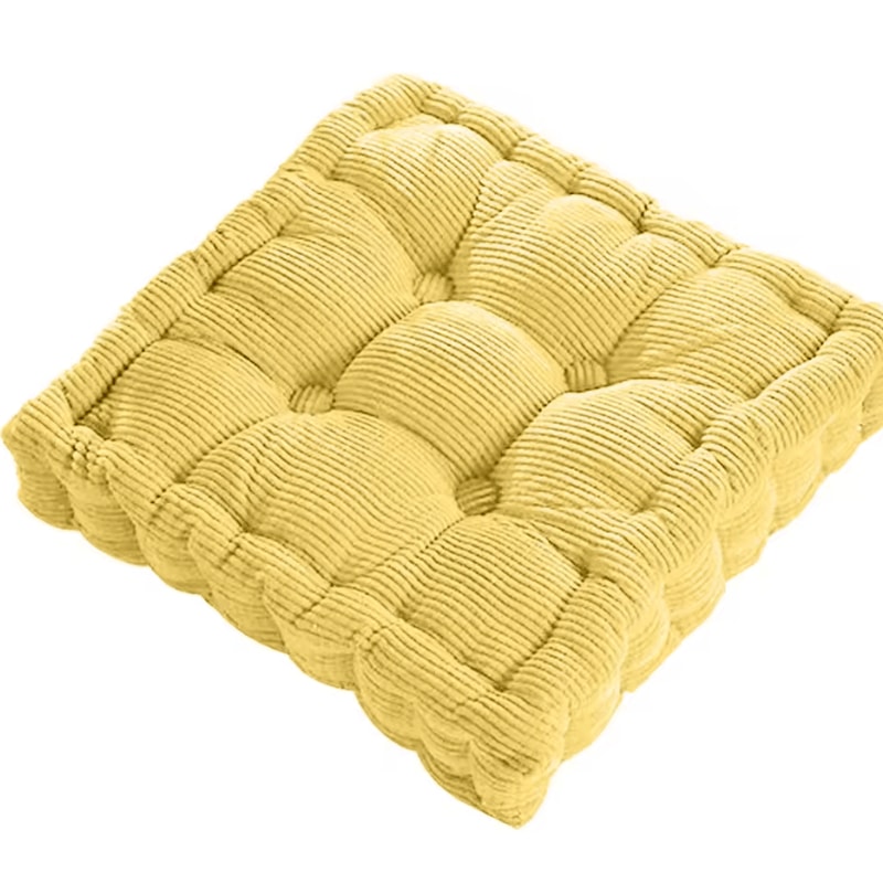 ZenSquare 16x16Inch Floor Cushion Thick Meditation Seating Pillow For Yoga Chair Floor Comfort 6