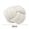 KnotCuddle 8x8Inch Knotted Ball Throw Pillow UltraSoft HandWoven Plush Cushion For Sofa Bedroom 5