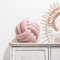 LilacKnot Aesthetic Knot Globe Cushion Nordic Plush Decorative Pillow For Sofa Bedroom 10