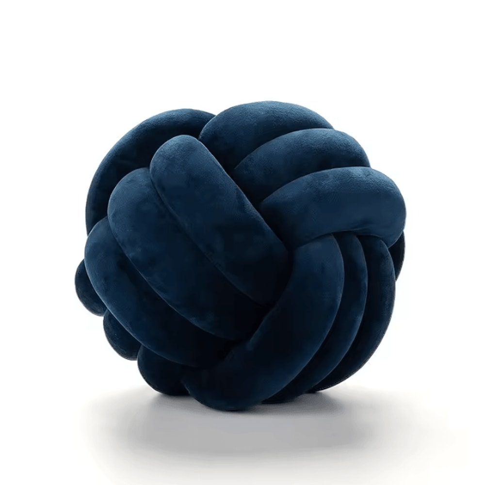 LilacKnot Aesthetic Knot Globe Cushion Nordic Plush Decorative Pillow For Sofa Bedroom 24