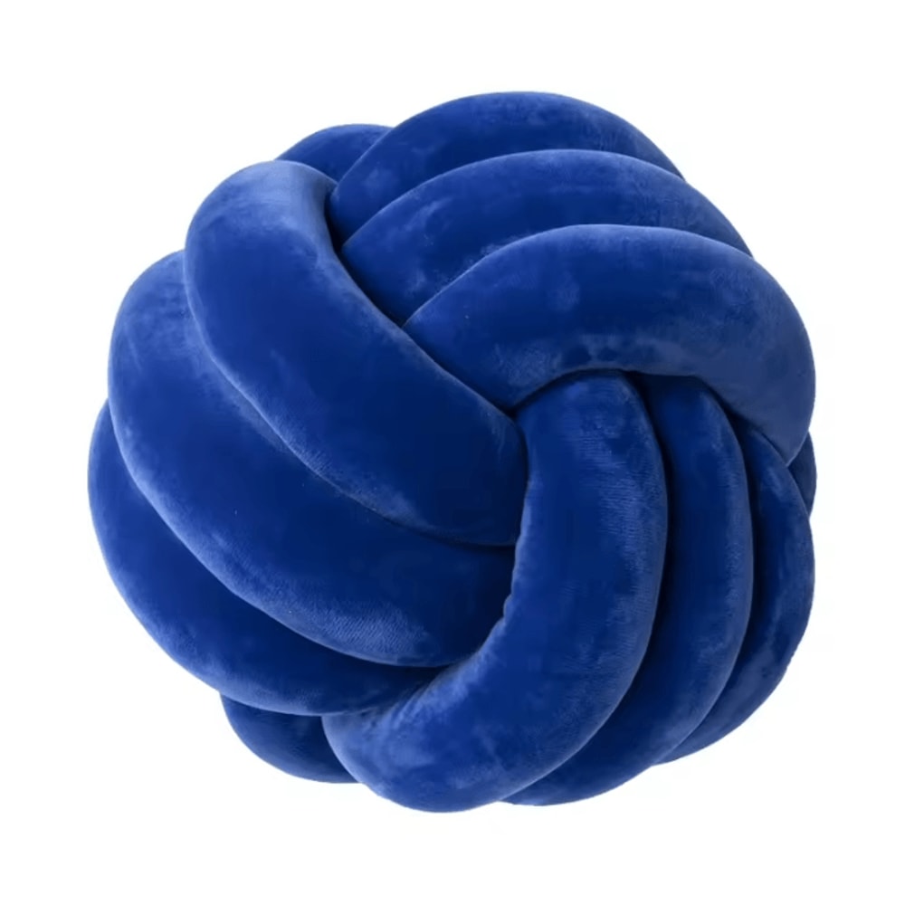 KnotPlay Woven Knotted Ball Pillow Plush Backrest Cushion For Gaming Chair Sofa Home Decor 10