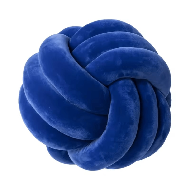 KnotPlay Woven Knotted Ball Pillow Plush Backrest Cushion For Gaming Chair Sofa Home Decor 10