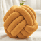 CozyKnot 9x9Inch Round Knot Throw Pillow Soft Plush Ball Cushion For Sofa Bed Home 1