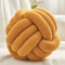 CozyKnot 9x9Inch Round Knot Throw Pillow Soft Plush Ball Cushion For Sofa Bed Home 1