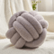 CozyKnot 9x9Inch Round Knot Throw Pillow Soft Plush Ball Cushion For Sofa Bed Home 2