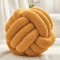 CozyKnot 9x9Inch Round Knot Throw Pillow Soft Plush Ball Cushion For Sofa Bed Home 8