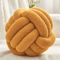 CozyKnot 9x9Inch Round Knot Throw Pillow Soft Plush Ball Cushion For Sofa Bed Home 8