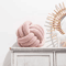 KnotAura 9x9Inch Round Knot Throw Pillow Aesthetic Plush Decorative Cushion For Sofa Home 10