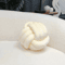 BohoKnot 9x9Inch Braided Knot Ball Cushion Luxury Tassel Throw Pillow For Sofa Home Decor 14