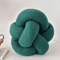 LambKnot Knotted Ball Cushion Plush Octagonal Throw Pillow For Sofa Bed Backrest 10