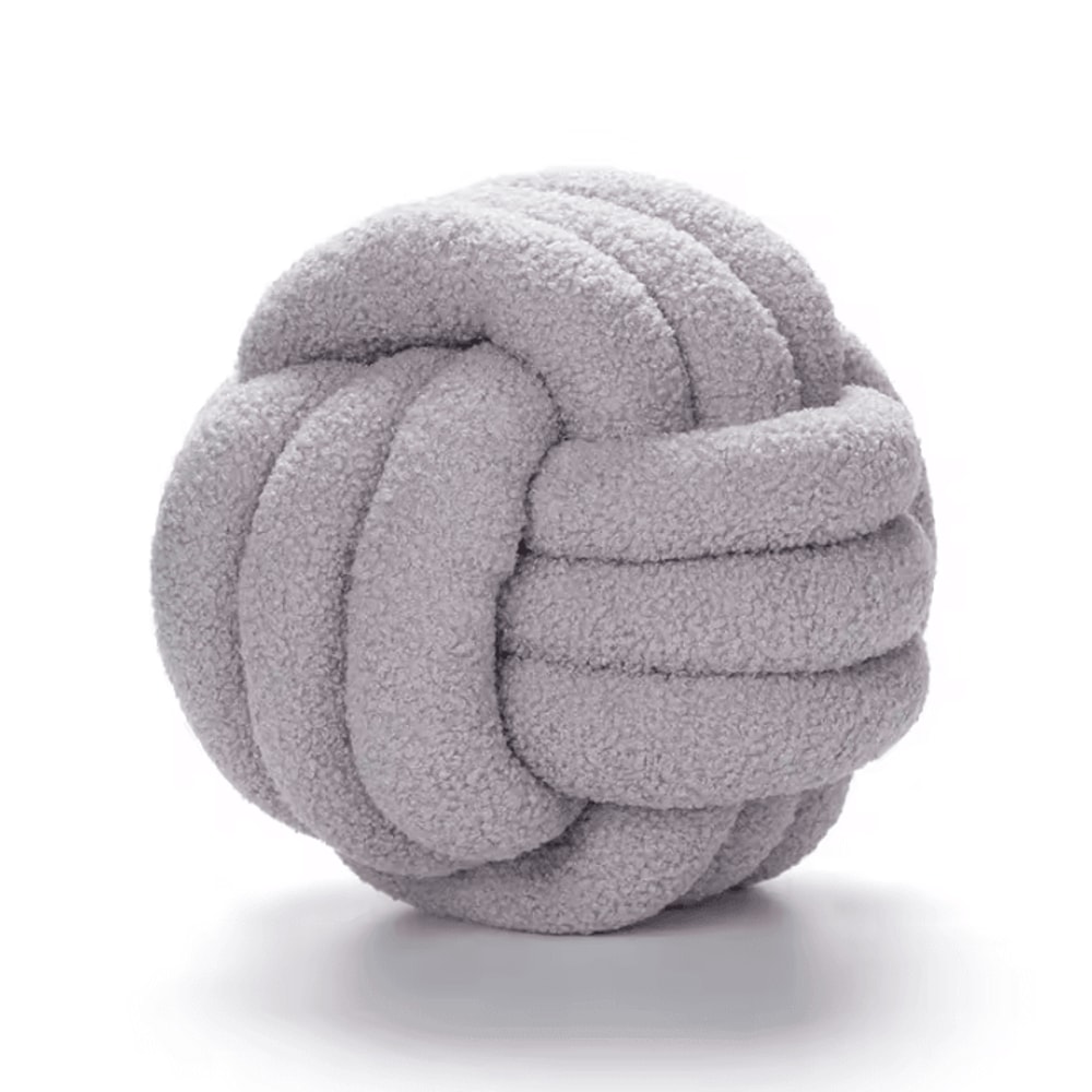 BohoLux Knotted Ball Throw Pillow Decorative Plush Cushion For Sofa Bed Home Decor 10