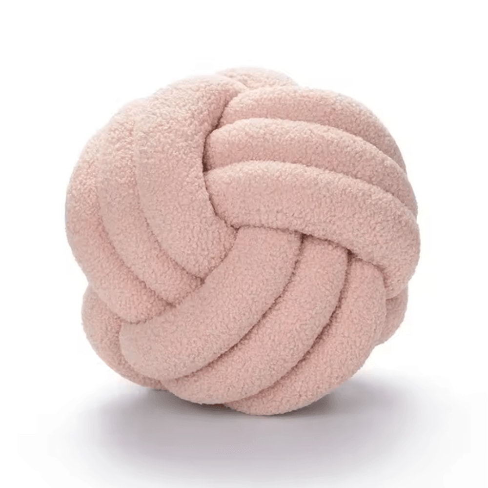 BohoLux Knotted Ball Throw Pillow Decorative Plush Cushion For Sofa Bed Home Decor 11