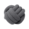 CozyKnot Woven Ball Cushion With Backrest Plush Round Decorative Pillow For Sofa Bed 4