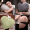 HeartFur Nordic HeartShaped Cushion Soft Solid Color Throw Pillow For Sofa Bed 4