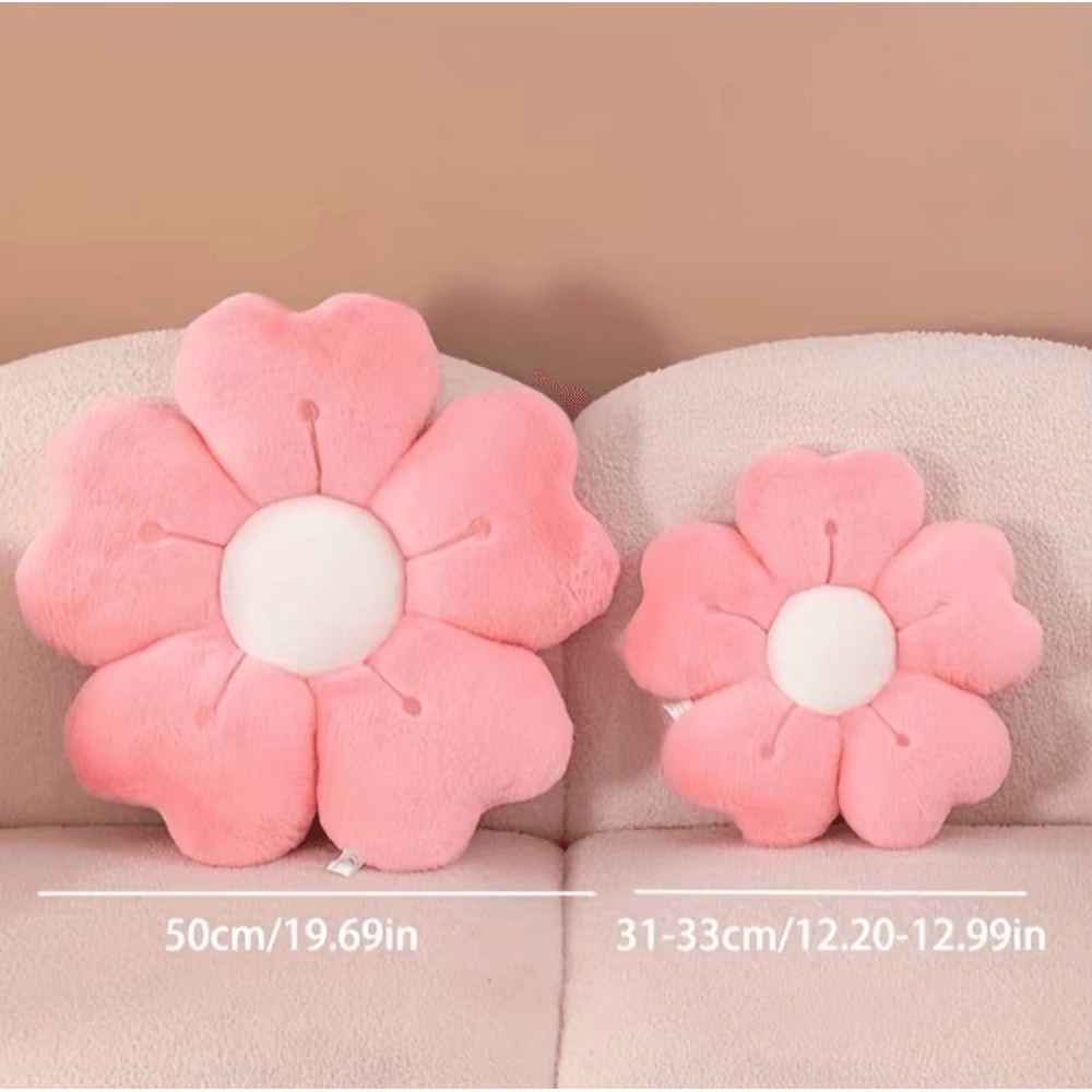 BloomSoft Plush Daisy Flower Pillow Cozy Decorative Cushion For Bed Sofa 3